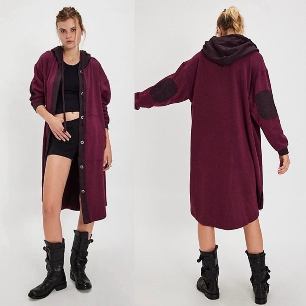 Free People Tomorrows Sweatshirt Cardigan Size Small NWT